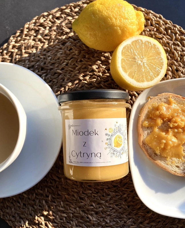 W spółce z naturą miodek cytrynowy - miód w słoiku