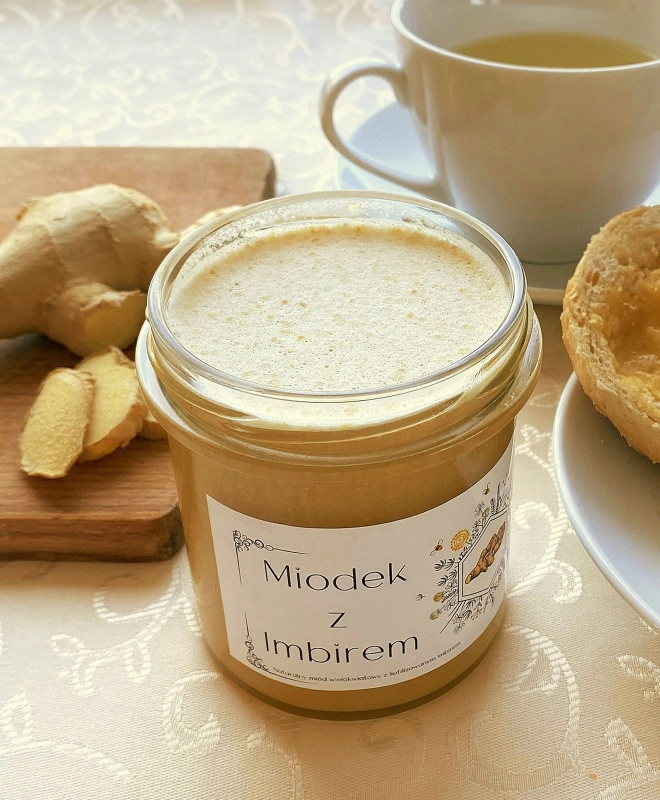 W spółce z naturą miodek z imbirem - miód w słoiku