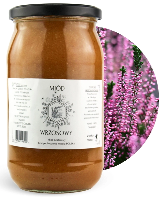 Miód Wrzosowy - 1050g