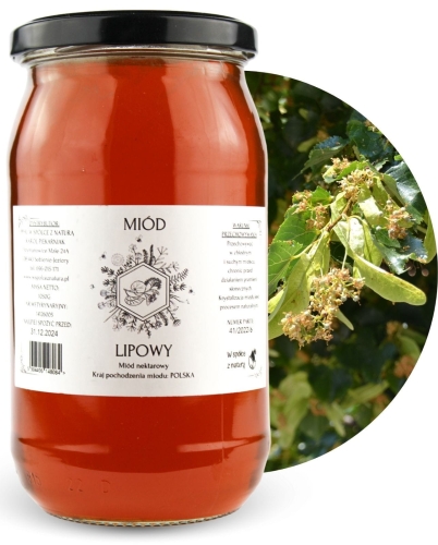 W spółce z naturą Miód Lipowy - słoik 1050g