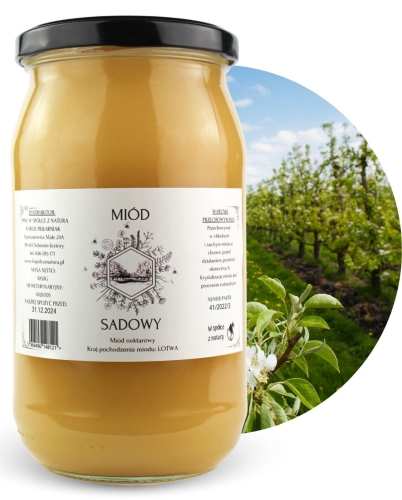 W spółce z naturą Miód Sadowy - słoik 1050g
