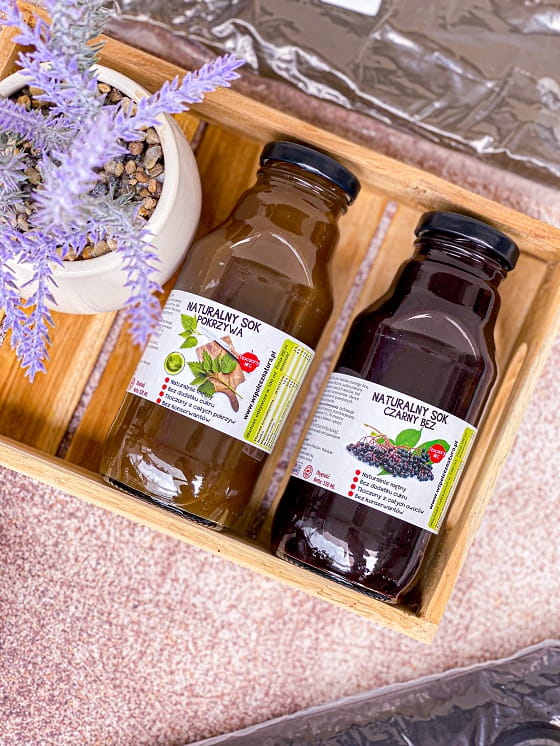 W spółce z naturą sok z pokrzywy - sok w butelce