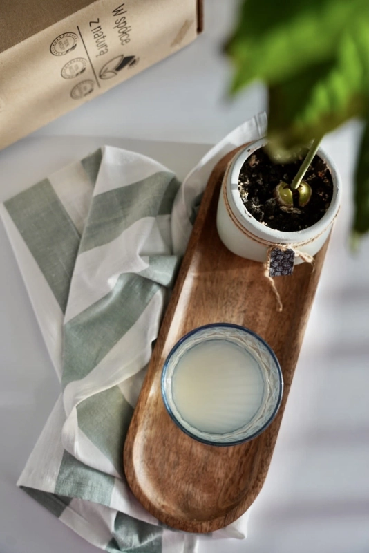 W spółce z naturą sok NFC aloes 100% - sok w szklance