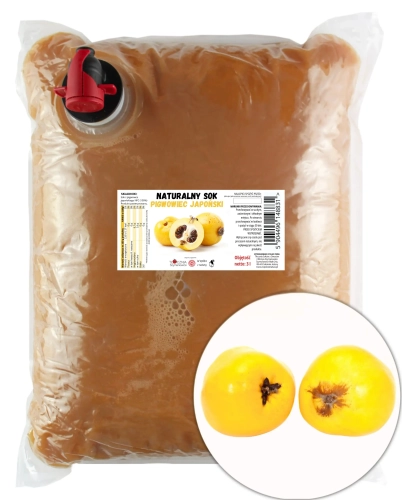 W spółce z naturą sok tłoczony z pigwowca japońskiego 100% - worek 3 l