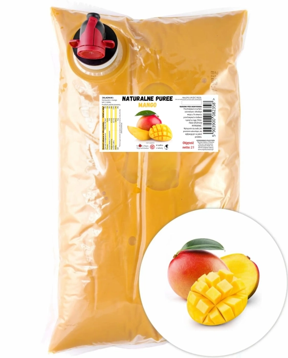 W spółce z naturą sok z mango 100% - worek 2 l