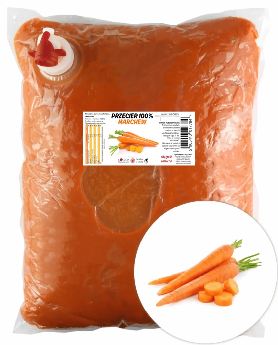 W spółce z naturą przecier marchewkowy 100% - worek 5 l