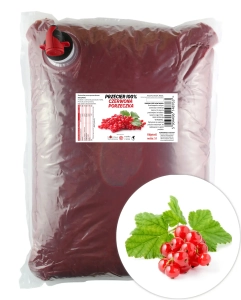 Przecier z czerwonej porzeczki  - Pulpa 5 l 100% Owoc Bez Dodatków 