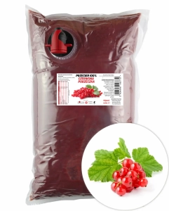 Przecier z czerwonej porzeczki  - Pulpa  2 l 100% Owoc Bez Dodatków 