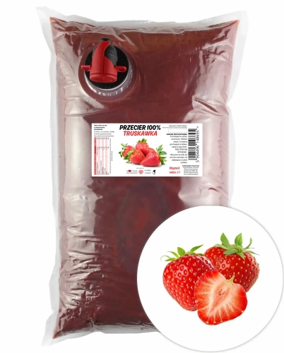 W spółce z naturą przecier truskawkowy 100% - worek 2 l