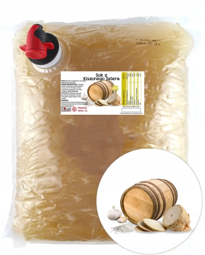 W spółce z naturą sok z kiszonego selera 100% - worek 3 l