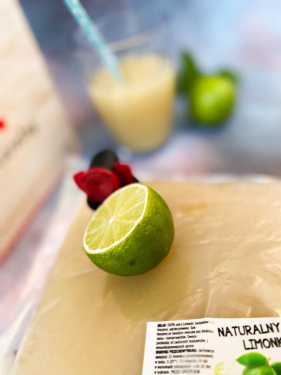 W spółce z naturą sok NFC z limonki 100% - sok w worku