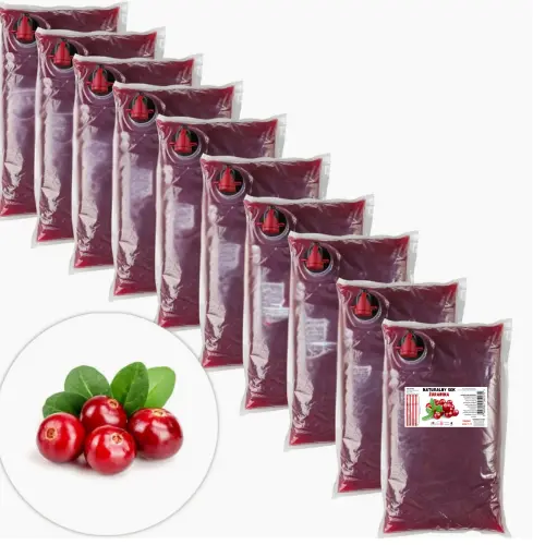 W spółce z naturą sok tłoczony z żurawiny 100% - worek 10x 1,5 l