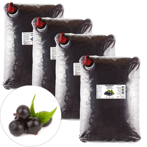 Przecier z czarnej porzeczki - Zestaw 4x5l