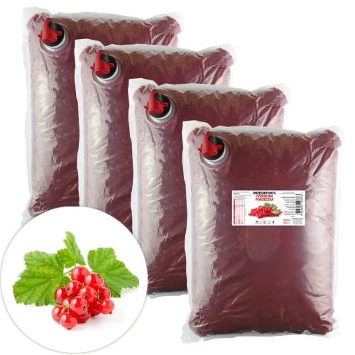 Przecier z Czerwonej Porzeczki - Zestaw 4x5l