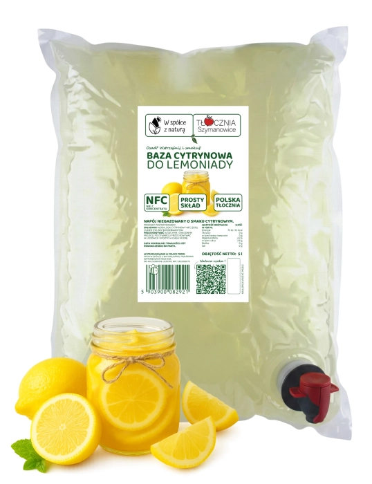 W spółce z naturą Baza do Lemoniady Cytrynowej - worek 5 l
