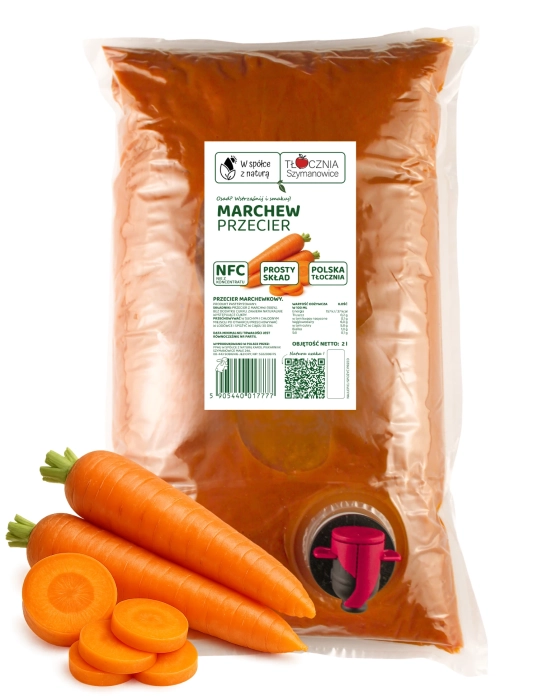 W spółce z naturą przecier marchewkowy 100% - worek 2 l