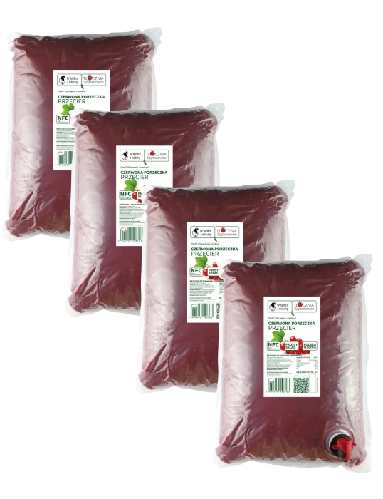 Przecier z Czerwonej Porzeczki - Zestaw 4x5l .jpg