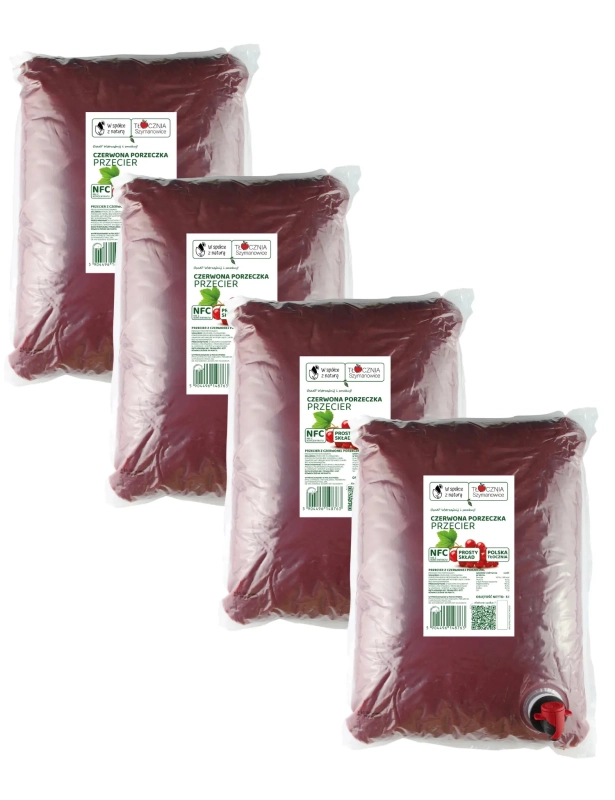 Przecier z Czerwonej Porzeczki - Zestaw 4x5l .jpg