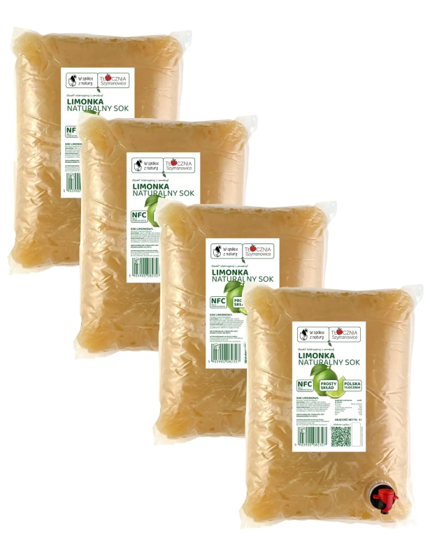 Sok tłoczony z Limonki - Zestaw 4x5l .jpg
