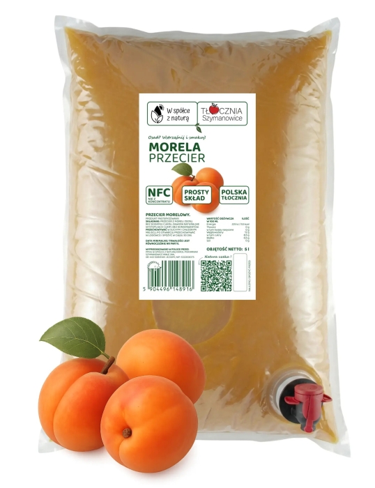 W spółce z naturą przecier morelowy 100% - worek 5 l