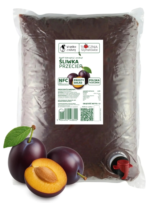 W spółce z naturą przecier śliwkowy 100% - worek 5 l