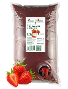 Przecier truskawkowy  2 l  100% -  Pulpa truskawkowa , Bez Dodatków