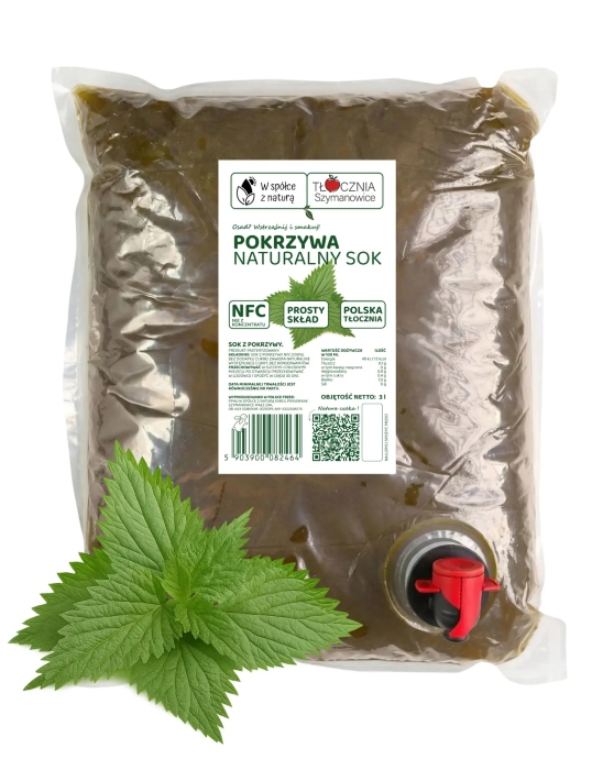 W spółce z naturą sok tłoczony z pokrzywy 100% - worek 3 l.jpg