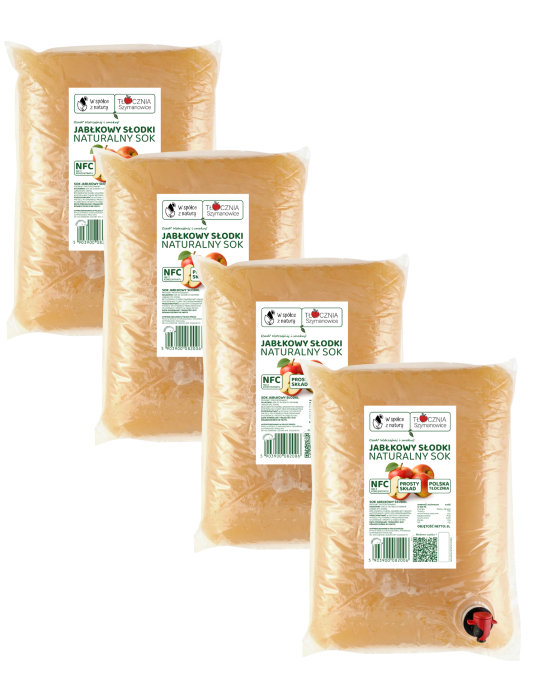 Sok Jabłkowy Tłoczony Premium 4x5l