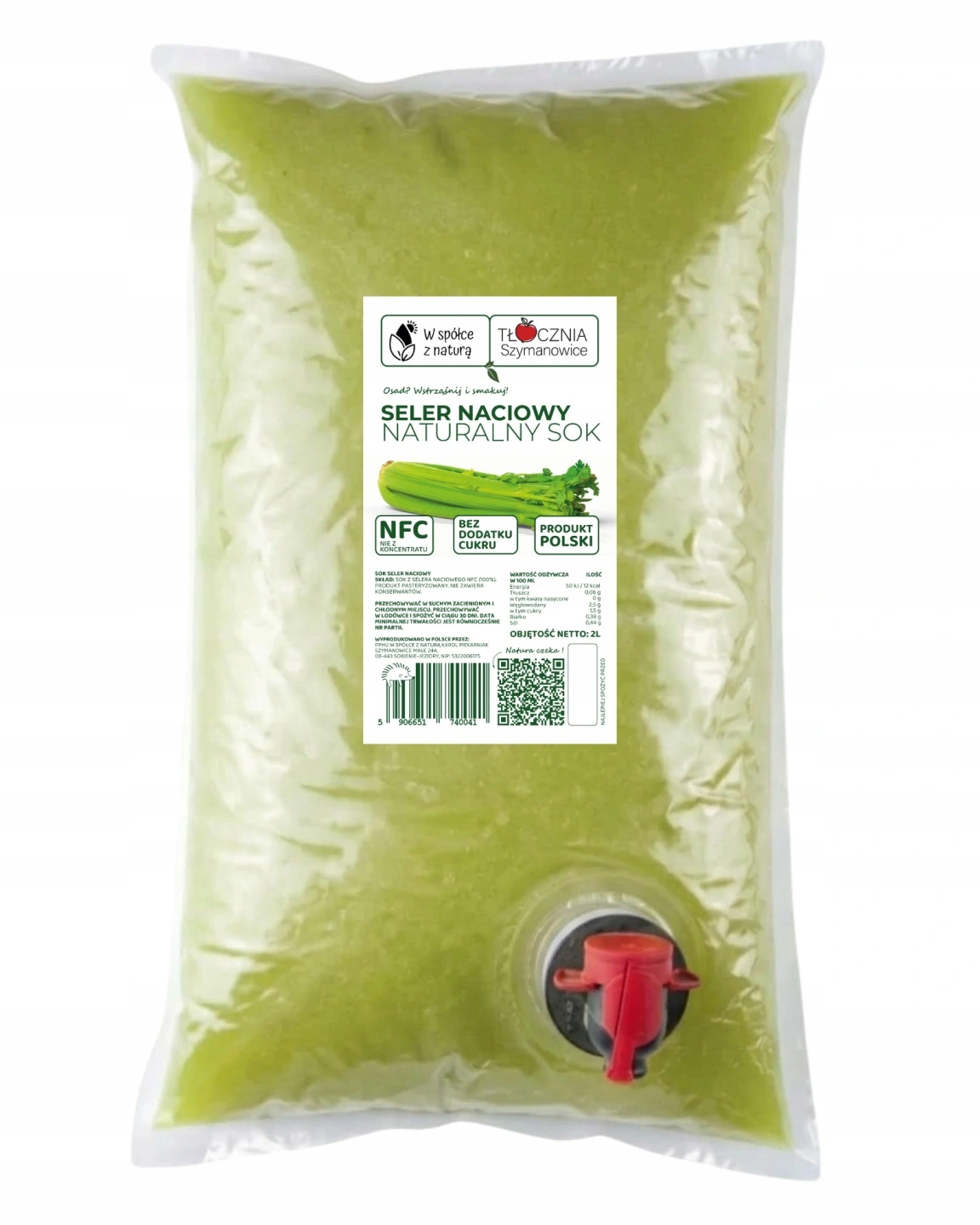 Sok z Selera Naciowego 100% 2l NFC Bez Dodatków